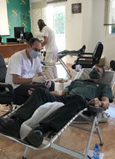 La Guardia Civil colabora altruistamente en la campaña de donación de sangre en Murcia 2020