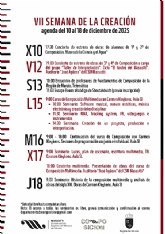 El Conservatorio Superior de Música de Murcia celebra la VII Semana de la Creación con estrenos, seminarios y un curso de composición multimedia El Conservatorio Superior de Música de Murcia celebra la VII Semana de la Creación con estrenos, seminarios y un curso de composición multimedia