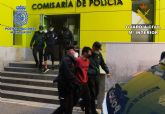 Detenidos los siete miembros de un experimentado grupo criminal dedicado a cometer robos y atracos en comercios