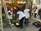 La Regin de Murcia dona a la ONG alemana Tafel ev los ms de 1.500 kilos de frutas y verduras del jardn vertical del stand regional de Fruit Logistica