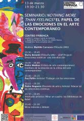 El Centro Prraga celebra un seminario sobre el papel de las emociones en el arte contemporneo