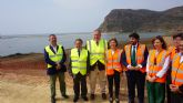 García Tejerina destaca el trabajo de regeneración de la Bahía de Portmán, “el proyecto de restauración ambiental más importante de España”