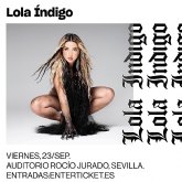 Lola ndigo actuar en Sevilla el prximo 23 de septiembre