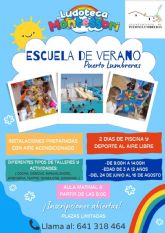 Puerto Lumbreras contará con diez escuelas de verano que facilitarán l aconciliación familiar y laboral durante el periodo estival 2024