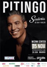 Pitingo cerrará su gira en el Wizink Center con un concierto solidario a beneficio de la Fundación Prodis