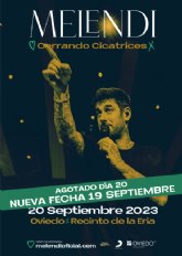 Melendi agota el concierto previsto en Oviedo y anuncia una nueva fecha