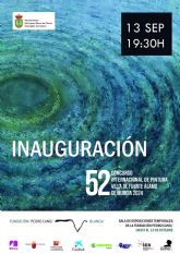 La Fundacin Pedro Cano acoge la exposicin de la 52 edicin del Concurso Internacional de Pintura Villa de Fuente lamo