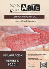 Puerto Lumbreras acoge la exposicin de pintura 'Sanarte con Arte' de la artista Anabel Cayuela