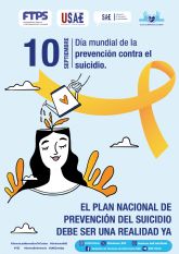 10 de septiembre, Día Mundial de la Prevención del Suicidio