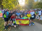 El tejido empresarial murciano corre por la fibrosis qustica en una media maratn solidaria en Londres