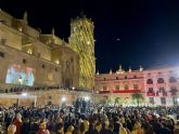 Los jóvenes cofrades celebran la Misa de Envío de la Luz de Cristo a León como anfitriona del XI JOHC