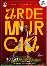 Pedro ngel Roca presenta su show de humor 'Arde Murcia' en la Casa de Cultura