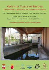 Próximo IV Congreso de Historia en torno a los moriscos expulsos del Valle de Ricote Próximo IV Congreso de Historia en torno a los moriscos expulsos del Valle de Ricote