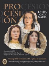 Procesin Extraordinaria en Molina de Segura el domingo 28 de noviembre con motivo del 25 aniversario del Cabildo Superior de Cofradas Pasionarias