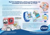 My first KidiWatch y Kidizoom Print Cam, las novedades de la lnea Kidi de VTech