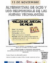 Juventud y Polticas Sociales arrancan el mes de noviembre este lunes con un taller de juegos de mesa