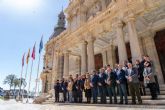 El Ayuntamiento de Cartagena guarda un minuto de silencio en el 20 aniversario del atentado 11-M de Madrid