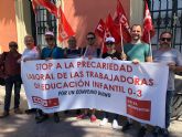 CCOO Enseñanza protesta contra la firma del convenio en Educacin Infantil que perpeta la precariedad laboral