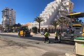 El Ayuntamiento de Cartagena renueva el asfalto en la Gran Vía de La Manga