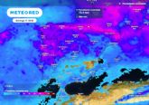 Meteored advierte de más lluvias fuertes y nieve en España por la llegada de una dana y aire polar Meteored advierte de más lluvias fuertes y nieve en España por la llegada de una dana y aire polar