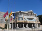 Banderas a media asta en la Asamblea Regional en señal de duelo por el fallecimiento del alcalde de Murcia, José Ballesta Banderas a media asta en la Asamblea Regional en señal de duelo por el fallecimiento del alcalde de Murcia, José Ballesta