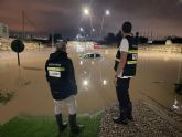 José Ángel inspecciona en Las Torres de Cotillas los trabajos de los equipos de emergencias movilizados por los efectos de las tormentas