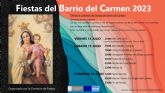 El barrio del Carmen disfrutar de todo un fin de semana para homenajear a su patrona