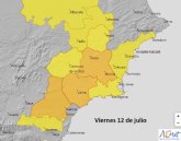 Aviso naranja por altas temperaturas en la Región de Murcia