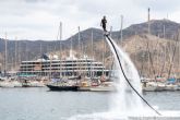 La francesa Océane Corbet y el holands Armando Doornink, campeones de Europa de flysky en Cartagena