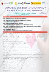 Educación celebra la próxima semana el I Congreso de Bienestar Emocional y Promoción de la Salud Mental dirigido a docentes