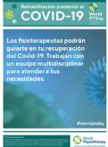 La fisioterapia es clave en la rehabilitacin de los pacientes que han padecido Covid-19, segn el CGCFE