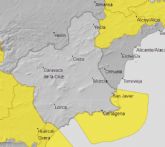 La Agencia Estatal de Meteorologa emite para el prximo jueves aviso AMARILLO de Fenmenos Meteorolgicos Adversos por FENMENOS COSTEROS