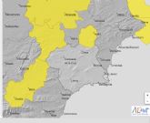 Meteorologa actualiza avisos por temperaturas mnimas -4ºC en el Altiplano y por fenmenos costeros en la Regin de Murcia.			