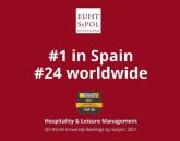 EUHT StPOL se consolida como la mejor universidad de Espana en Hotelera y Turismo