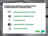 Talio - La innovacin no es una opcin, es un imperativo en los negocios