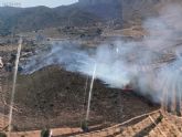 Estabilizado un incendio forestal en Mazarrn