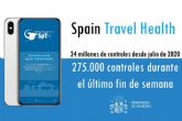 Sanidad implementa el sistema de gestión de los controles sanitarios de entrada a España frente a la variante ómicron