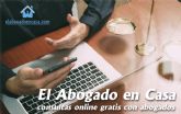 El portal espanol El Abogado en Casa se consolida como una de las web jurdicas ms visitadas en internet