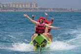 Disfrutar de la banana boat en Valencia con Rent jetski valencia