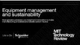 La transformacin del sector industrial segn un informe de Schneider Electric y MIT Technology Review