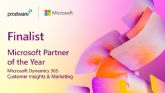 Prodware es finalista del premio 2022 Microsoft Dyn 365 Customer Insights & Marketing Partner of the Year