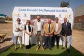 Primera piedra de la Casa Ronald McDonald Sevilla, para alojar a las familias con hijos hospitalizados