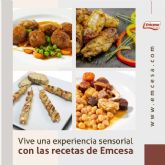 Vivir una experiencia sensorial con las recetas de Emcesa