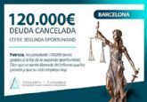 Atalanta y Abogadas cancela 120.000? en Barcelona con la ley de la Segunda Oportunidad