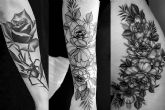 Steel of Doom decora la piel con los tatuajes de flores