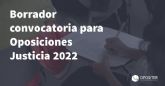 Opositer informa sobre el Borrador de las convocatorias de oposiciones y estabilizacin para Justicia 2022