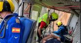 Servicios de emergencia atienden y trasladan a un senderista herido en Cieza