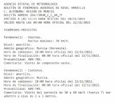 Meteorologa sita en nivel amarillo de alerta a toda la costa de la Regin y a la comarca del Noroeste el prximo lunes da 21