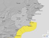 Meteorologa advierte de temporal en la costa para el viernes por la tarde y noche (Aviso amarillo)