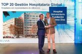 Juan Antonio lvaro de la Parra recoge el Premio Top 20 en Gestin Hospitalaria Global como reconocimiento a la Fundacin Jimnez Daz